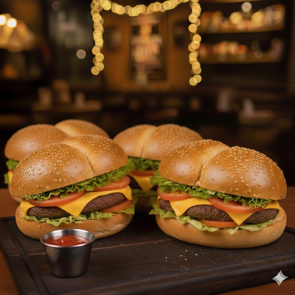 Promo 16 - 2 Hamburguesas Grandes Comunes + 2 Especiales. 