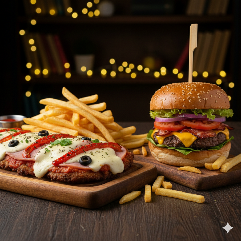 Promo 20 - Napolitana Con Fritas para 2 pers. 