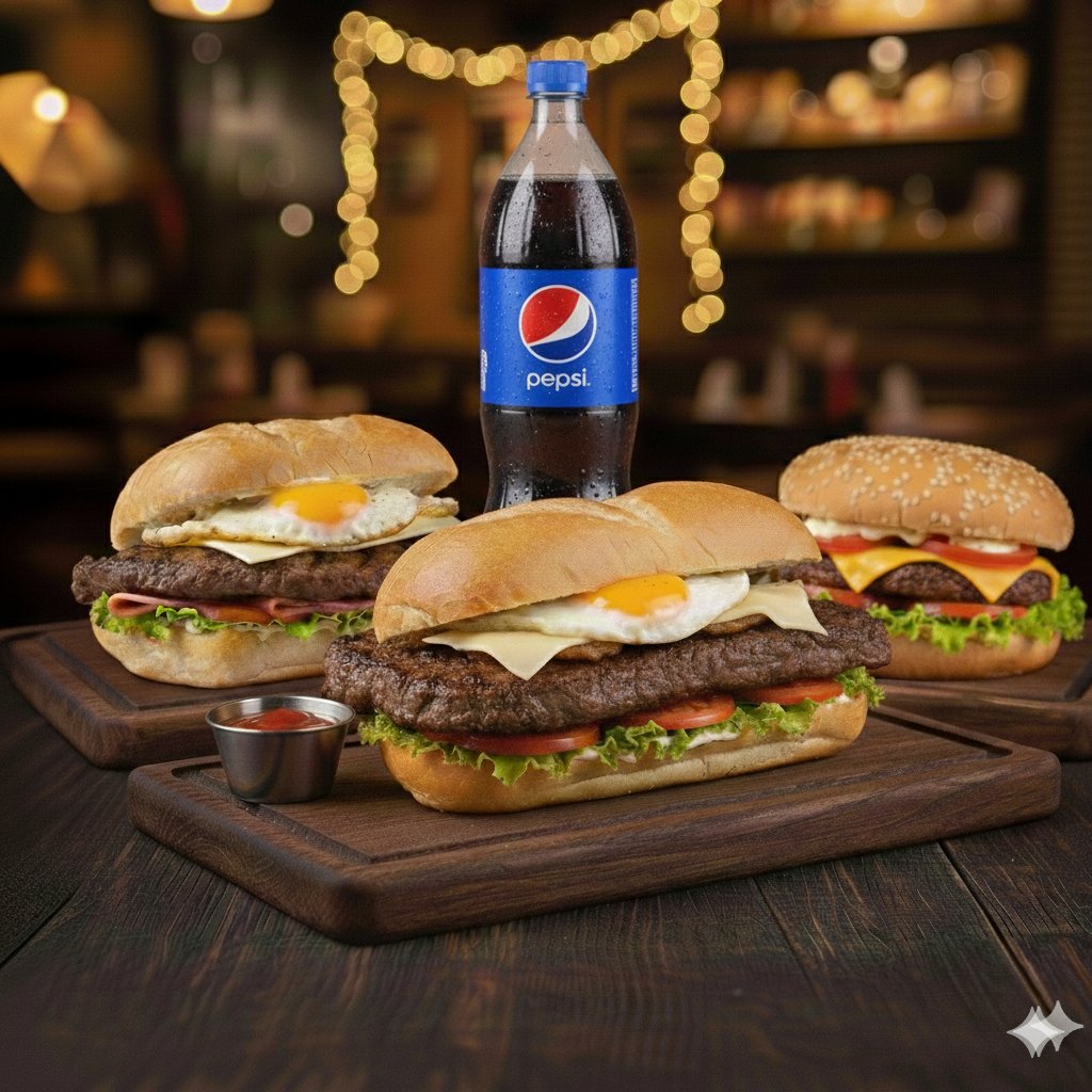 Promo 21 - Hamburguesa FULL + 2 Mila Comunes + Gaseosa 2Lts. 